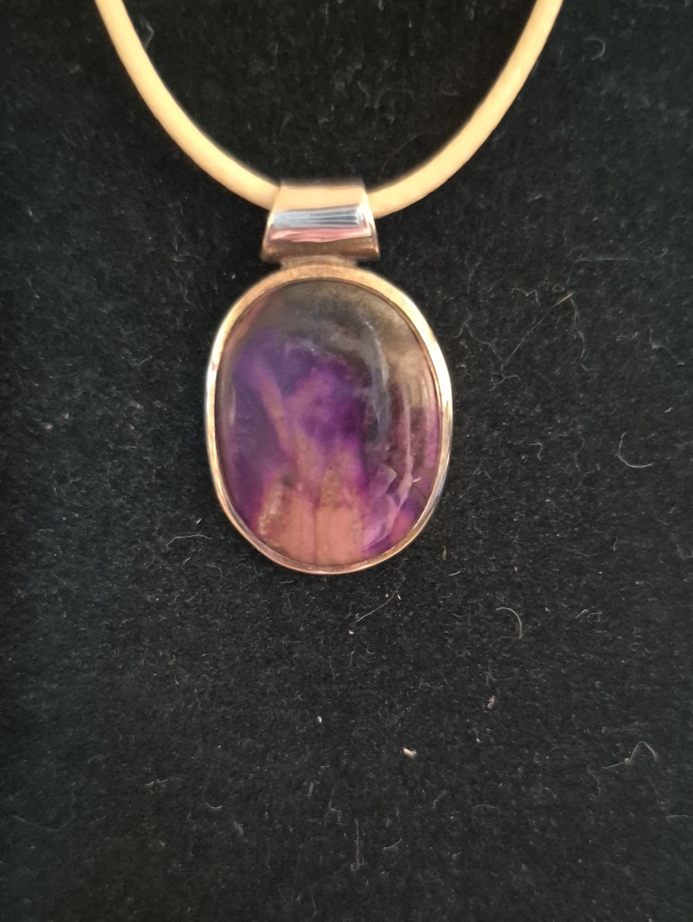 Sterling & Sugilite Artisan Necklace Handmade